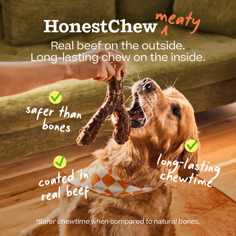 Woof HonestChew Meaty Antler Dog Chew Large
