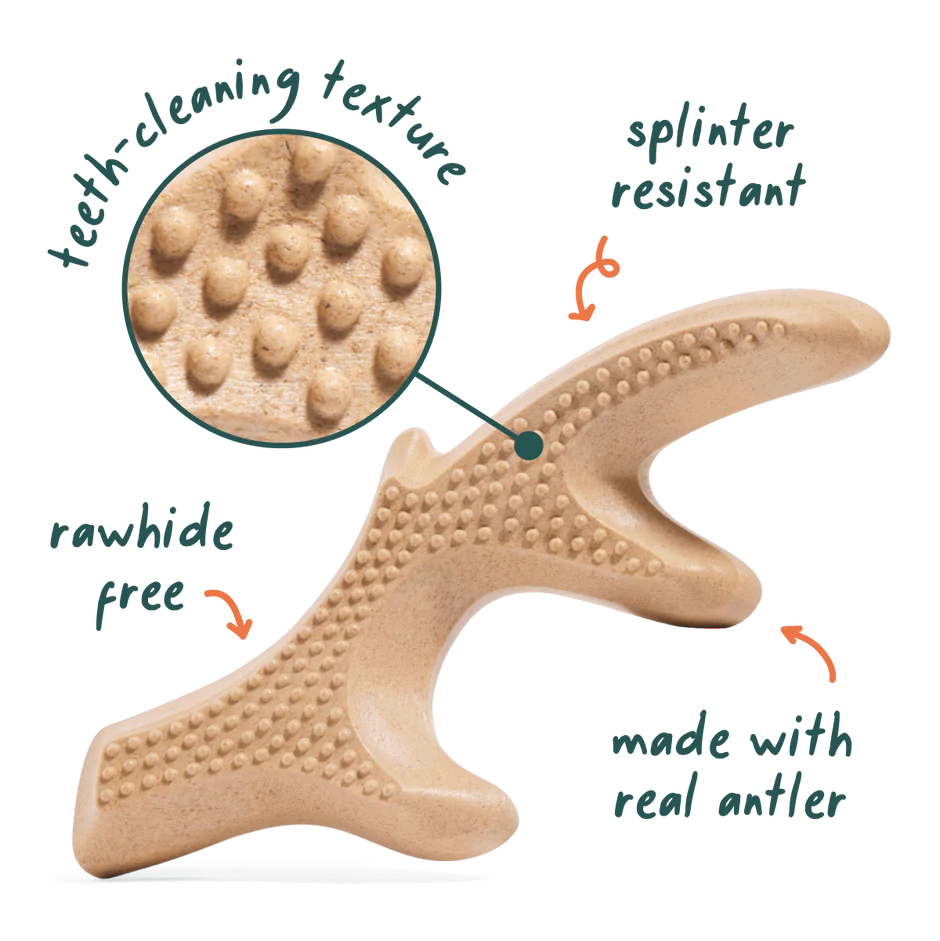 Woof Dog HonestChew Antler Alternative Dog Chew