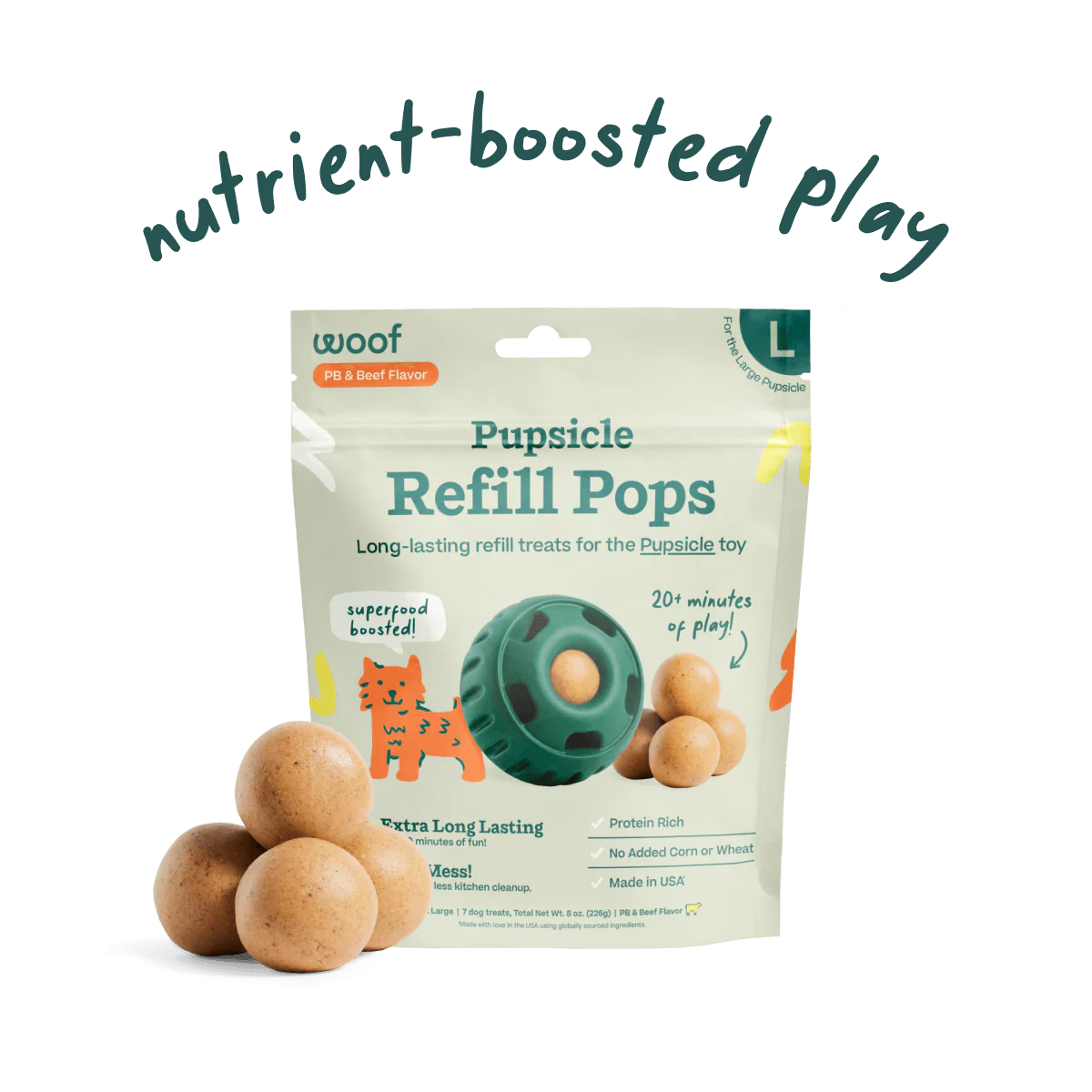 Woof Dog Pupsicle Refill Pops