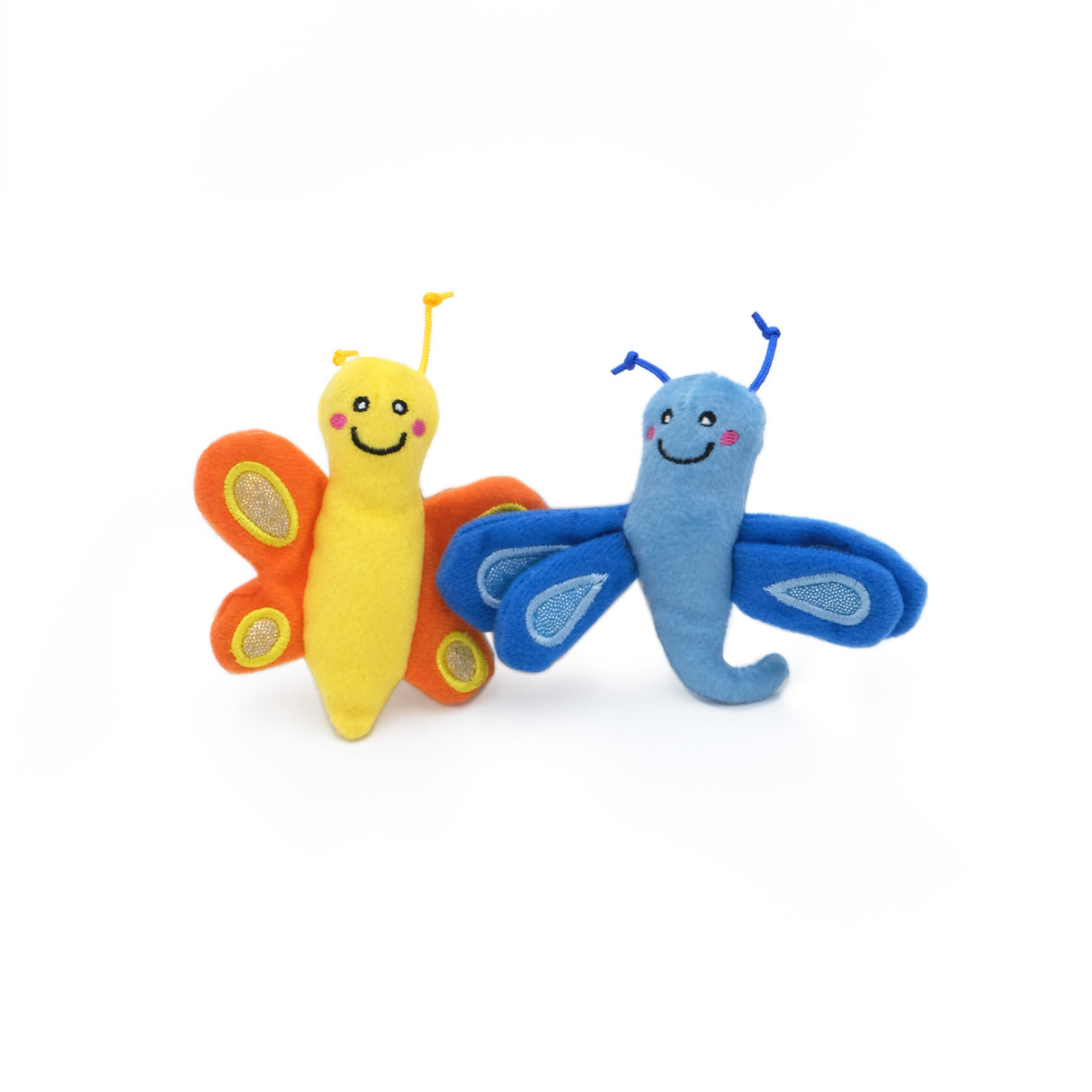 ZippyClaws Butterfly And Dragonfly Catnip Toy