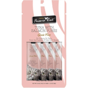 Fussie Cat Puree 4 pack Tube Grain Free Cat Treats