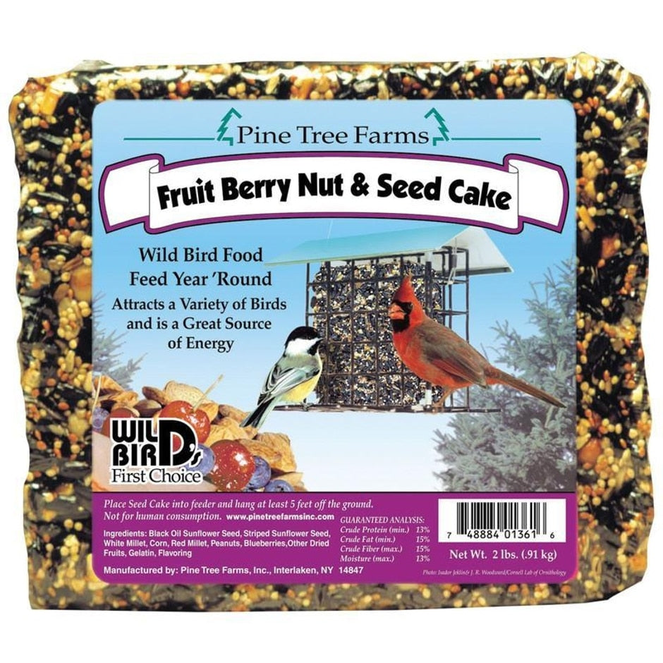 Pine Tree Farms Fruit, Berry, and Nut Cakes 8 oz 2 pk