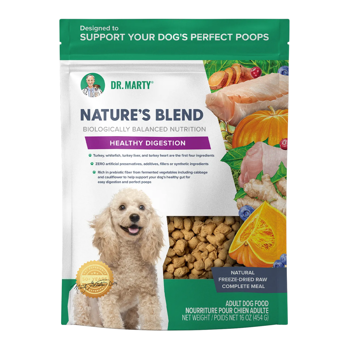 Dr. Marty's Nature's Blend GI Select Freeze Dried Dog: 102647 16oz
