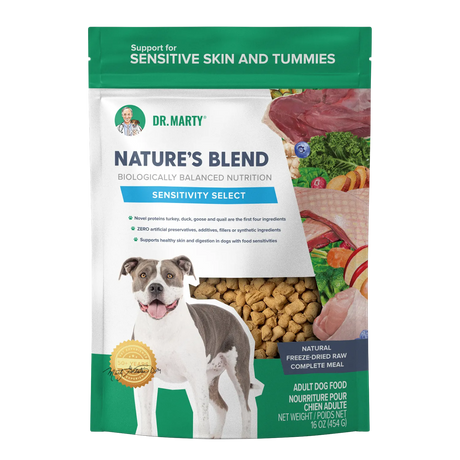 Dr. Marty's Nature's Blend Freeze Dried Sensitivity Select Dog: 500044 6 oz