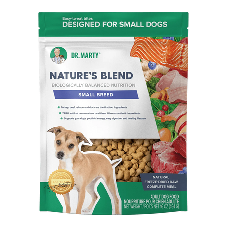 Dr. Marty's Nature's Blend Freeze Dried Small Breed Dog: 500106 6oz
