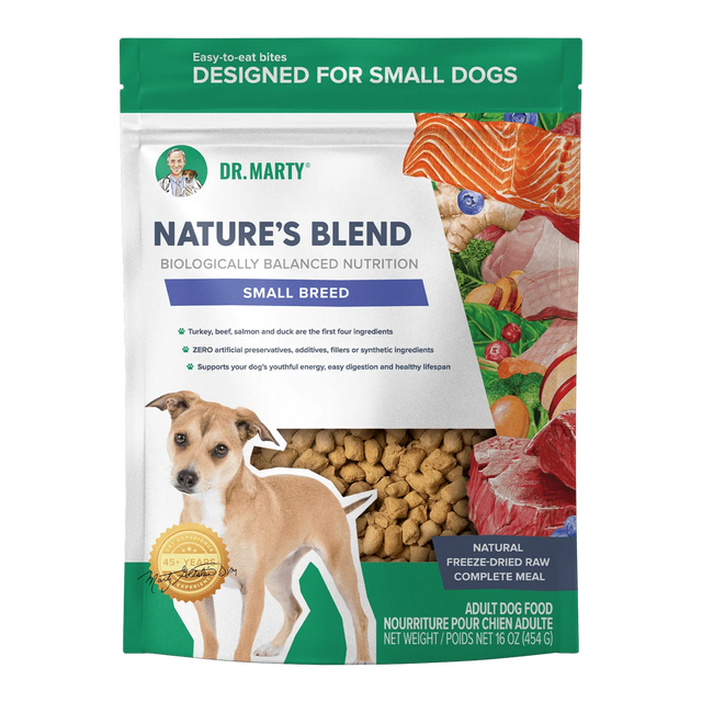 Dr. Marty's Nature's Blend Freeze Dried Small Breed Dog: 500106 6oz