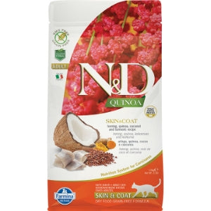 Farmina N&D Cat Quinoa Skin and Coat Herring 3.3lbs