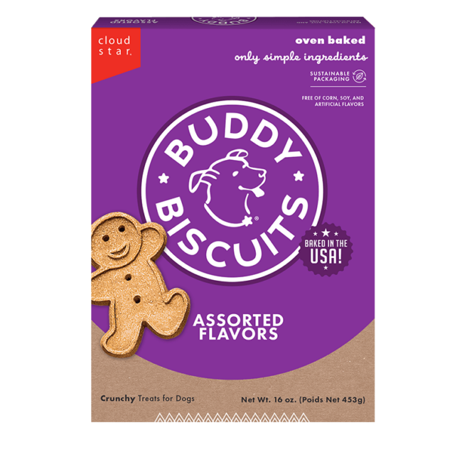 Buddy Biscuit Crunchy Whole Grain Dog Treats