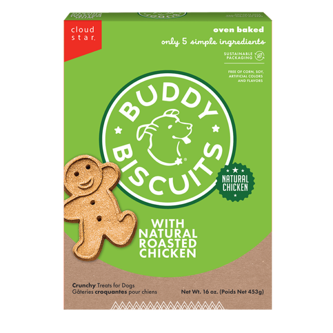 Buddy Biscuit Crunchy Whole Grain Dog Treats