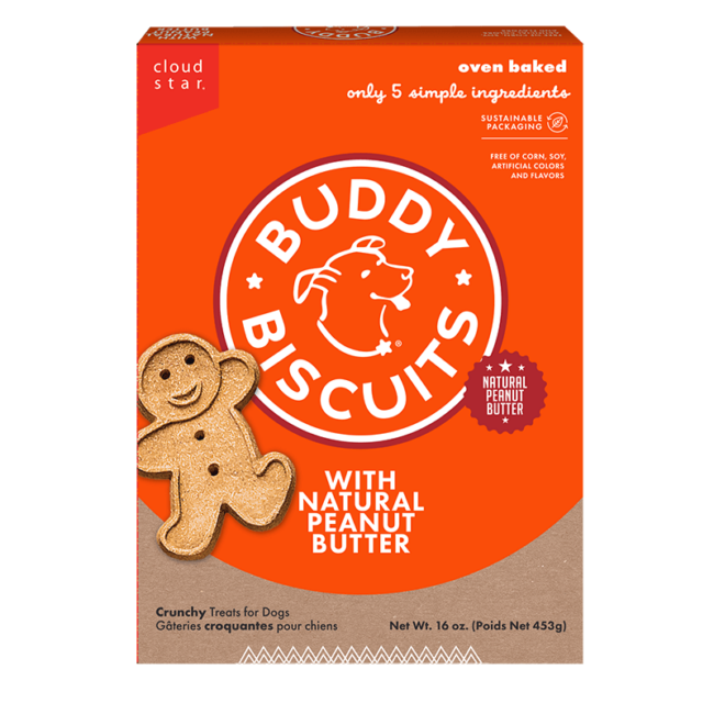 Buddy Biscuit Crunchy Whole Grain Dog Treats