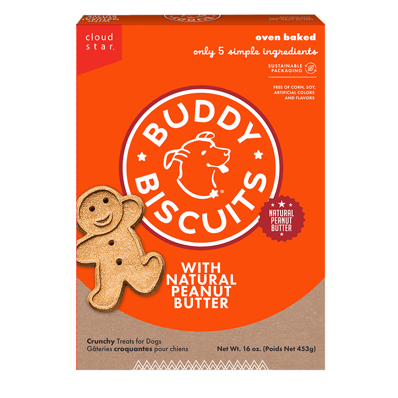 Buddy Biscuits Peanut Butter Dog Treats: 3.5 lbs