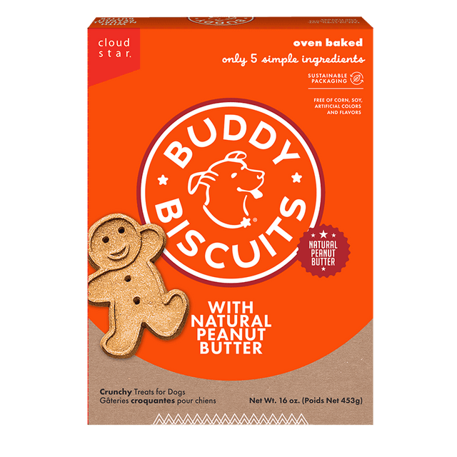 Buddy Biscuits Peanut Butter Dog Treats: 3.5 lbs