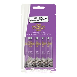 Fussie Cat Puree 4 pack Tube Grain Free Cat Treats