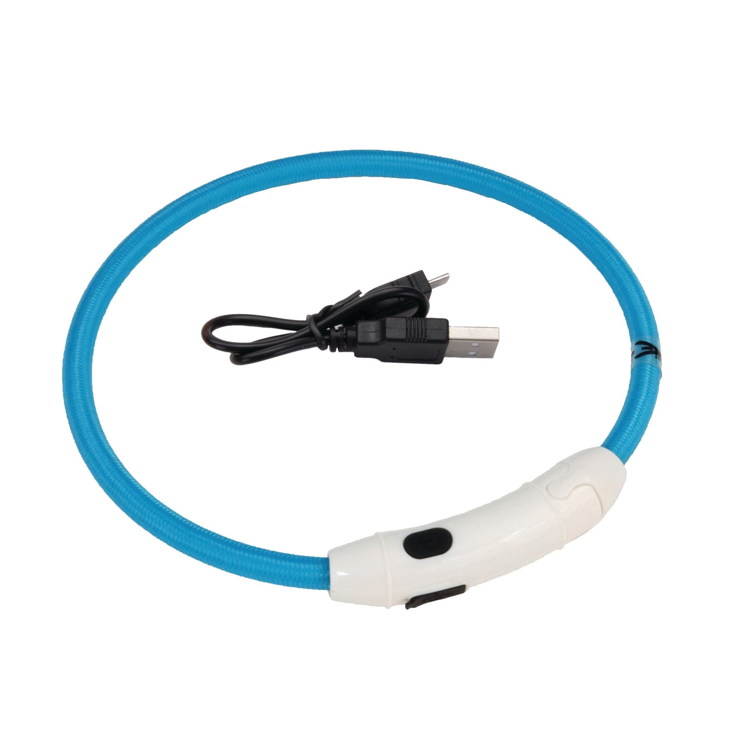 USB Light Up Neck Ring Blue: 24"
