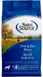 NutriSource Trout & Rice Recipe Dog Food, 4lb