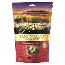 Zignature Lamb Ziggy Bar Grain Free Dog Treats: 12oz