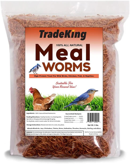 Tradeking Dried Mealworms 5 lb