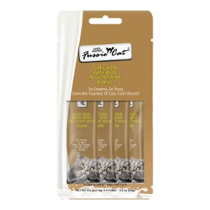 Fussie Cat Puree 4 pack Tube Grain Free Cat Treats