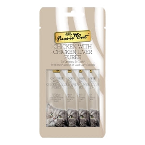 Fussie Cat Puree 4 pack Tube Grain Free Cat Treats