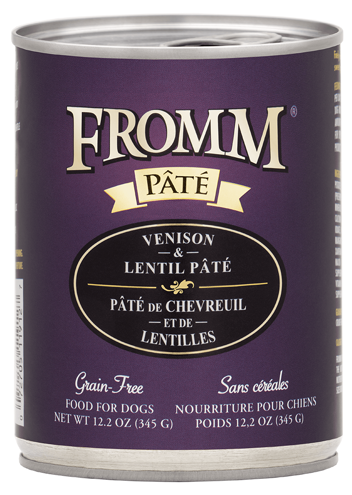 Fromm Venison Lentil Grain Free Pate Canned Dog Food