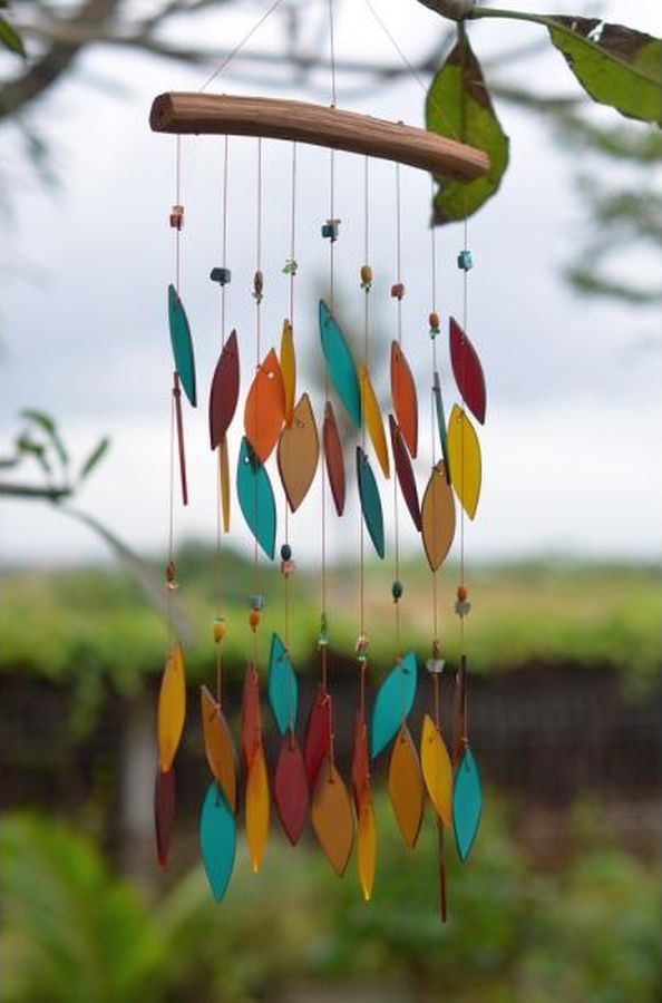 Santa Fe Beaded Driftwood Wind Chime