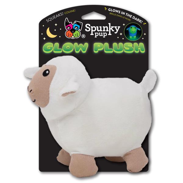 Spunky Pup Glow Plush Sheep