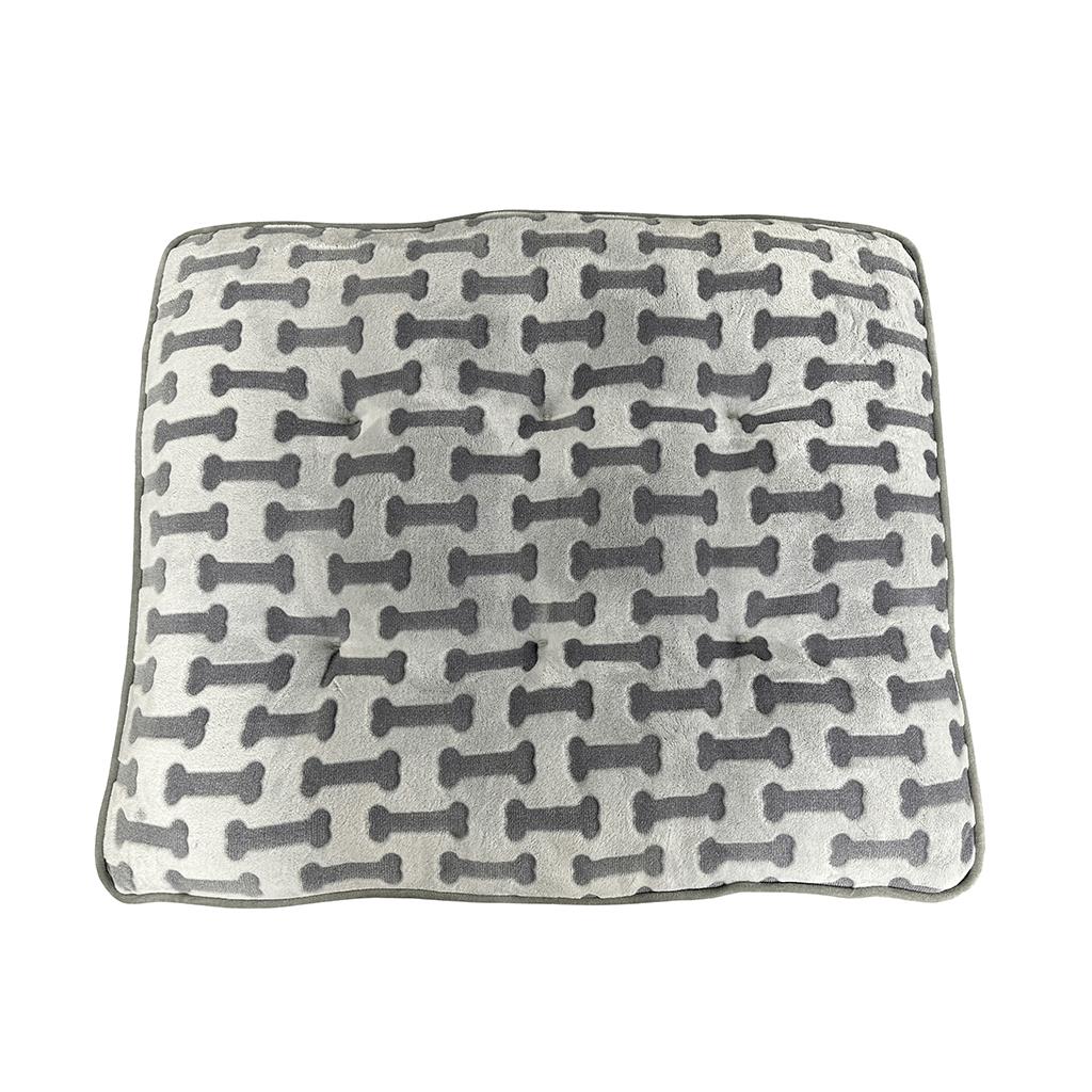 Sleepzone Doggy Bone Pet Bed: Grey