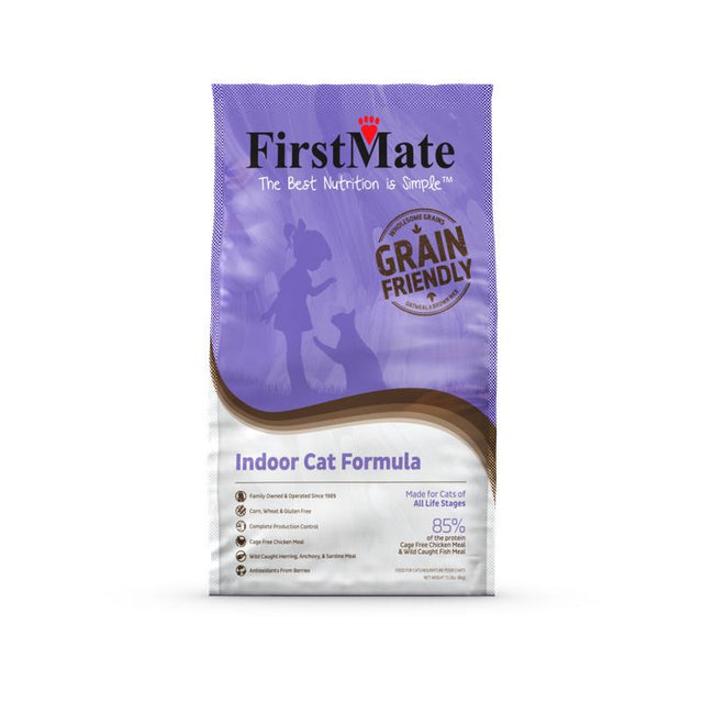 FirstMate Grain Friendly Indoor Cat Dry Cat Food: 13.2 lb