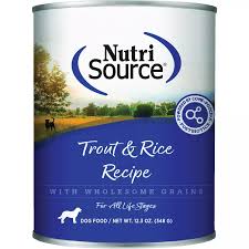 Nutrisource Whole Grain Canned Dog Food: 12.3 oz