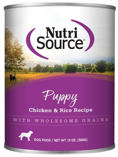 Nutrisource Whole Grain Canned Dog Food: 12.3 oz