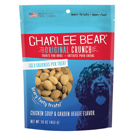 Charlee Bear Original Crunchy Dog Treats: 16 oz
