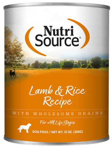 Nutrisource Whole Grain Canned Dog Food: 12.3 oz