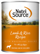 Nutrisource Whole Grain Canned Dog Food: 12.3 oz