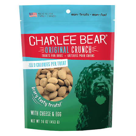 Charlee Bear Original Crunchy Dog Treats: 16 oz