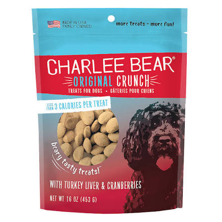 Charlee Bear Original Crunchy Dog Treats: 16 oz