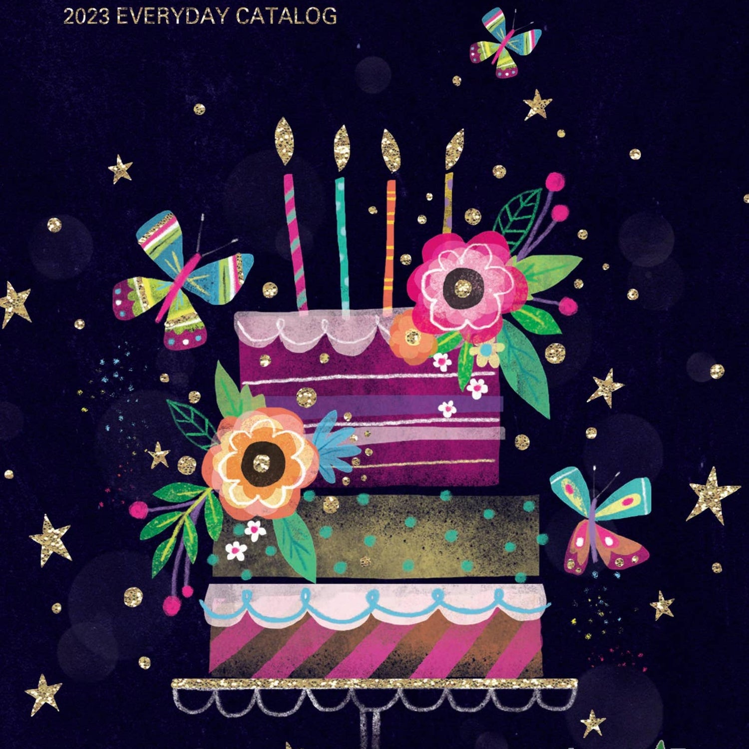 Leaning Tree Card Classic 395: EVCP9 5"x7"