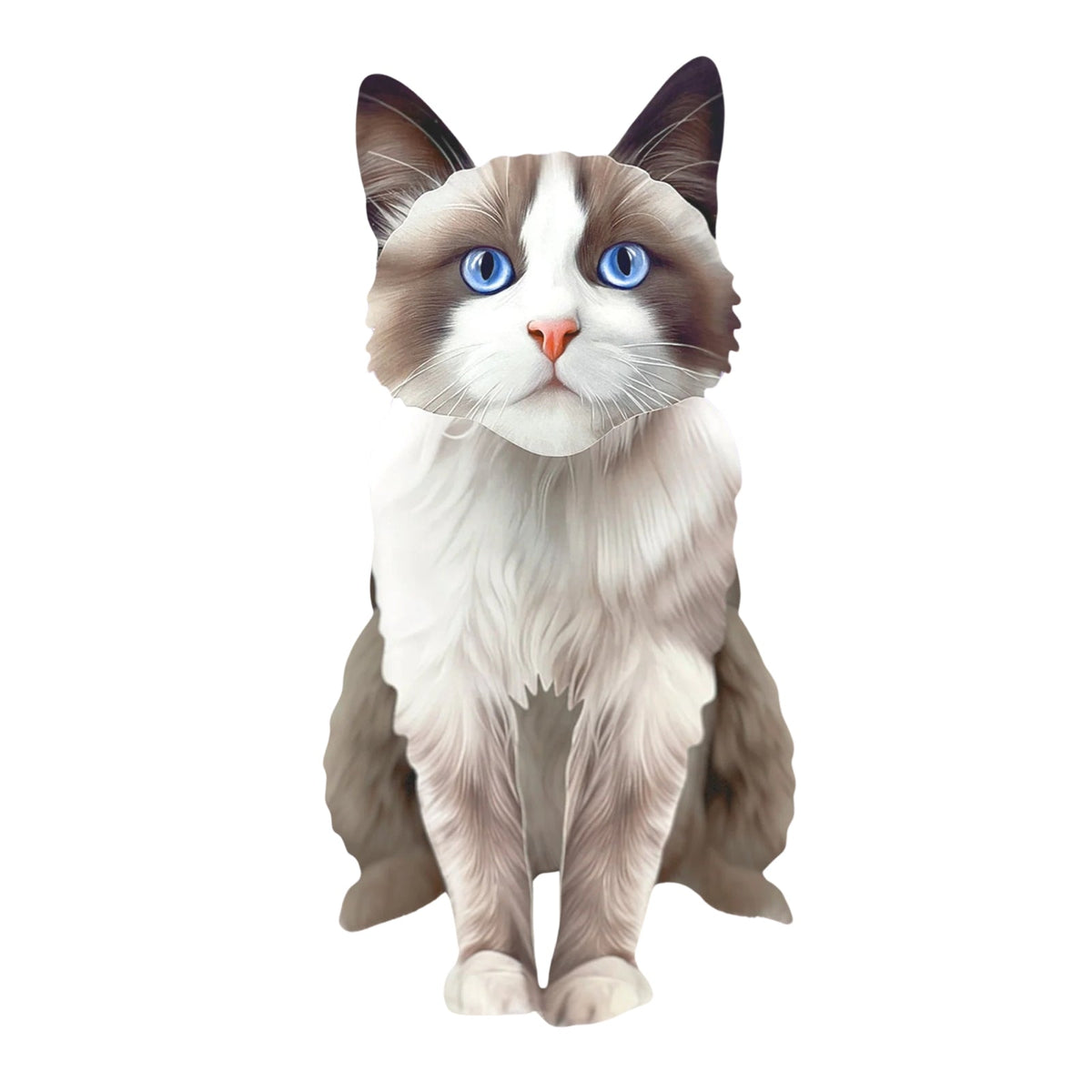 Bubble gum kitty cat card