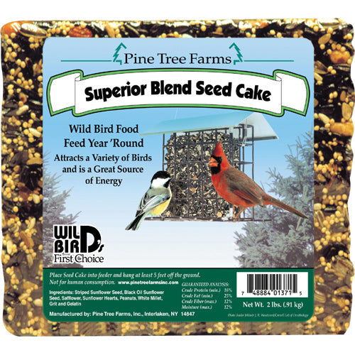 Pine Tree Farms Superior Blend Seed Cakes 8 oz 2 pk