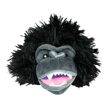 Tall Tails 2-in-1 Gorilla Head Dog Toy: 4"
