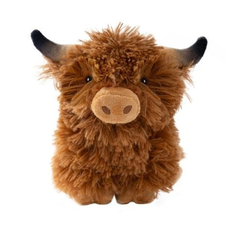 Tall Tails Plush Highland Cow Dog Toy: 8"