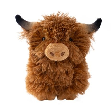 Tall Tails Plush Highland Cow Dog Toy: 8"