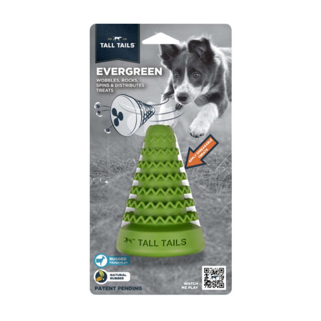Tall Tails Natural Rubber Evergreen Dog Toy: 4"