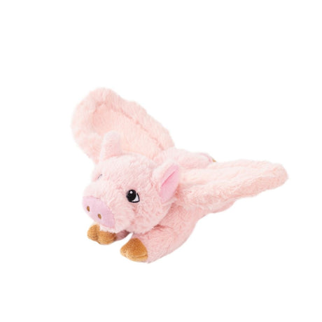 Tall Tails Plush Flying Pig Dog Toy: 12"