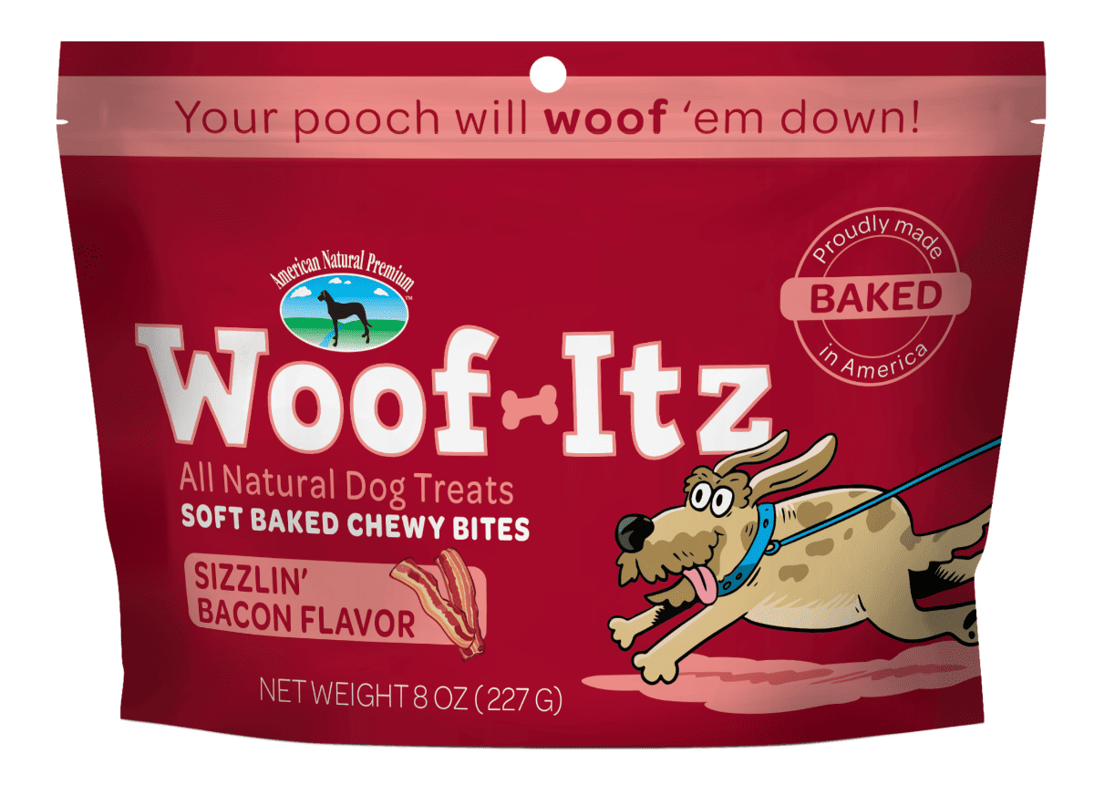 ANP Woof-Itz Bacon Dog Treats: 8oz